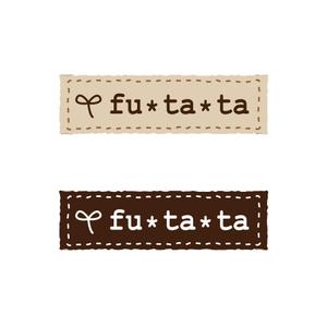 Rits*co (rits_co)さんのブランドアパレルリユースSHOP「fu・ta・ta」のロゴデザインへの提案