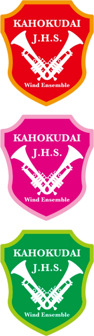 中津留　正倫 (cpo_mn)さんの「KAHOKUDAI J.H.S. Wind Ensemble」のロゴ作成への提案
