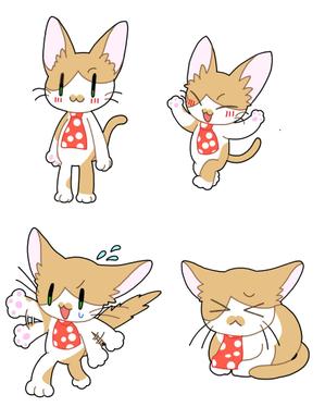 まぐぽっぽ ()さんの会社のかわいい看板猫のイラスト化への提案