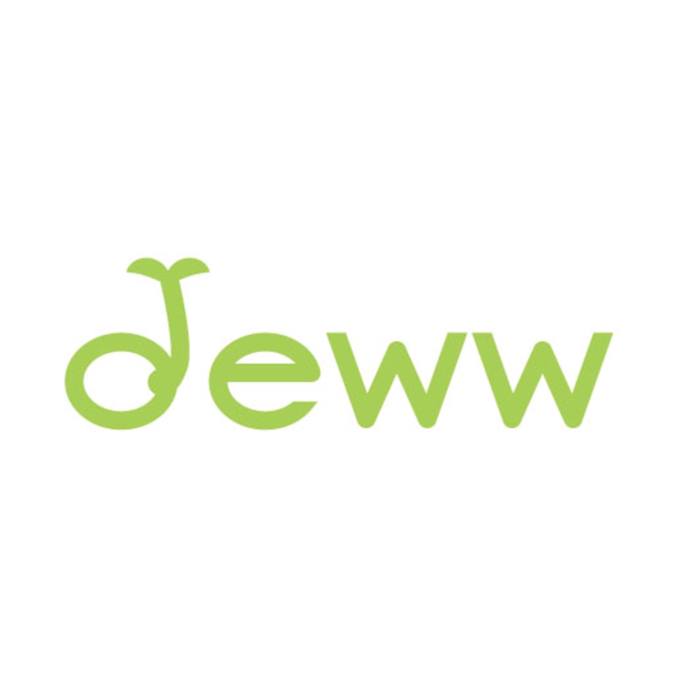 オリーブオイル、健康、楽しみ を提供する会社「deww(デュウー)」のロゴ