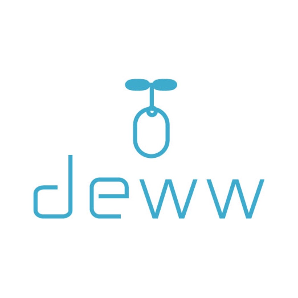 オリーブオイル、健康、楽しみ を提供する会社「deww(デュウー)」のロゴ