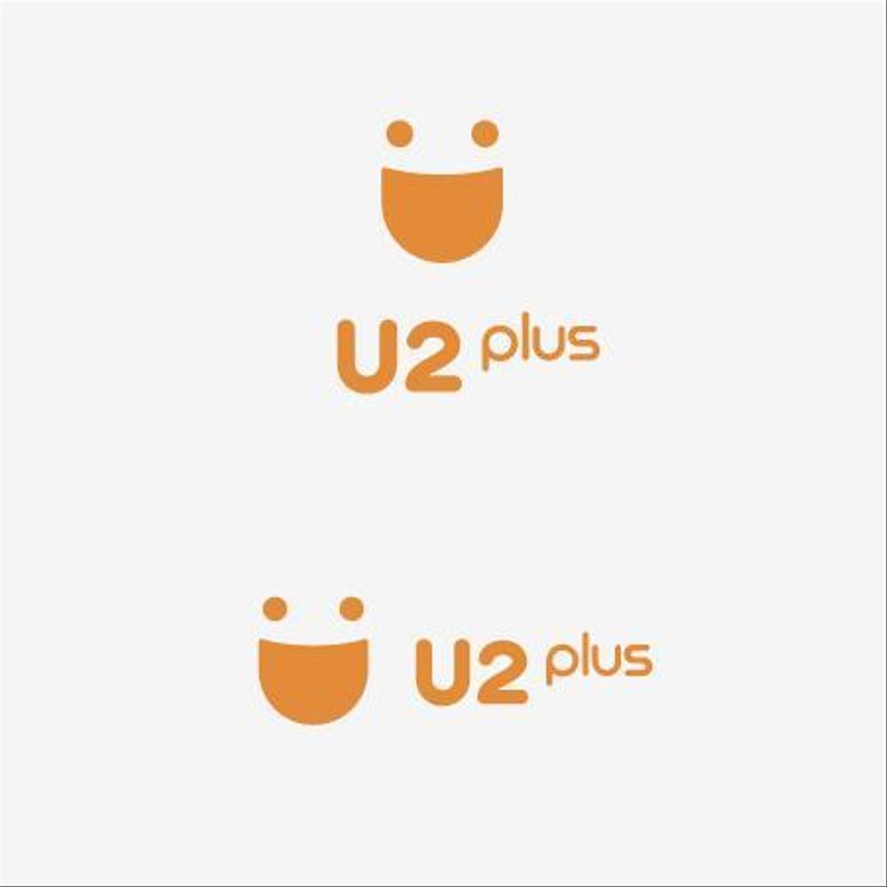 「U2plus」のロゴ作成