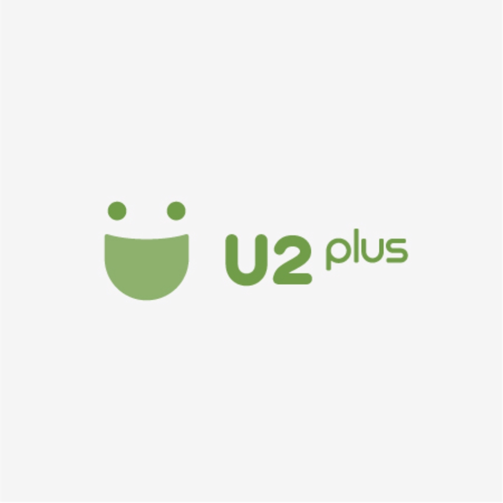 「U2plus」のロゴ作成