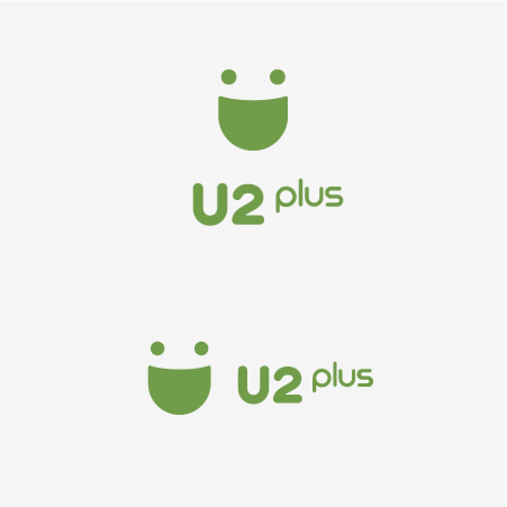 「U2plus」のロゴ作成