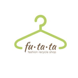 Izawa (izawaizawa)さんのブランドアパレルリユースSHOP「fu・ta・ta」のロゴデザインへの提案