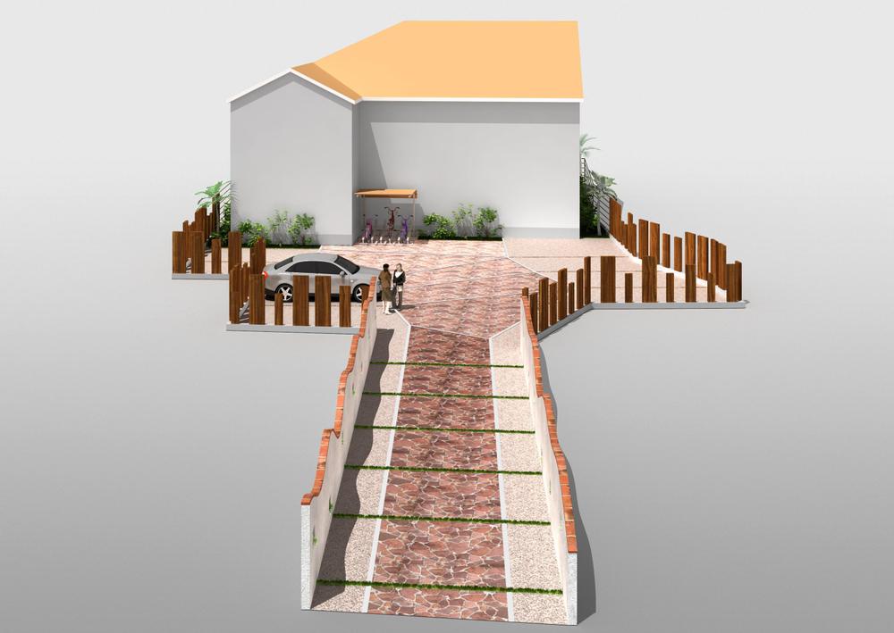 南欧風集合住宅のガーデニングプラン