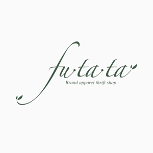 もり ()さんのブランドアパレルリユースSHOP「fu・ta・ta」のロゴデザインへの提案