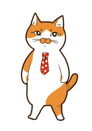 灯 (kanmi666)さんの会社のかわいい看板猫のイラスト化への提案
