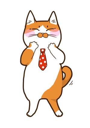 灯 (kanmi666)さんの会社のかわいい看板猫のイラスト化への提案