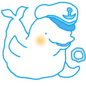 sana0520さんの【ご提案をお願いします！】愛嬌たっぷりの白イルカ「ベルーガ」のイラストへの提案