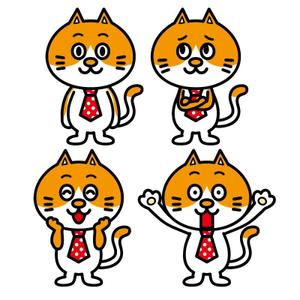 サトウヒデトシ (hidetoshi310)さんの会社のかわいい看板猫のイラスト化への提案