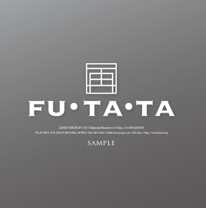 郷山志太 (theta1227)さんのブランドアパレルリユースSHOP「fu・ta・ta」のロゴデザインへの提案