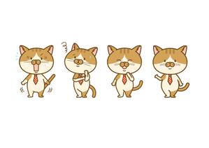 act03 ()さんの会社のかわいい看板猫のイラスト化への提案