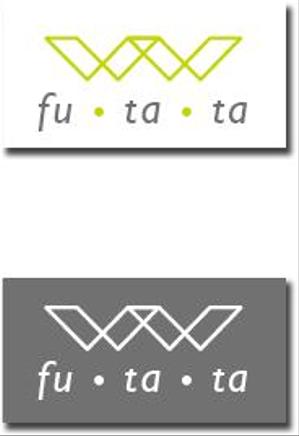 design fika ()さんのブランドアパレルリユースSHOP「fu・ta・ta」のロゴデザインへの提案
