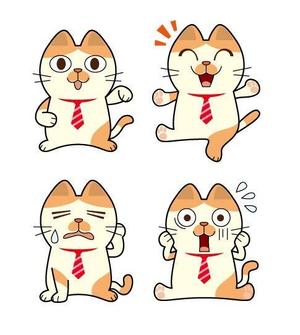 nakaco (nakaco)さんの会社のかわいい看板猫のイラスト化への提案