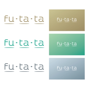 eji_ejiさんのブランドアパレルリユースSHOP「fu・ta・ta」のロゴデザインへの提案