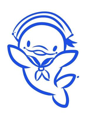 ぼたん (Botantan77)さんの【ご提案をお願いします！】愛嬌たっぷりの白イルカ「ベルーガ」のイラストへの提案