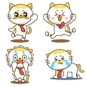 Hi-color-design (Yuu-Nagata)さんの会社のかわいい看板猫のイラスト化への提案