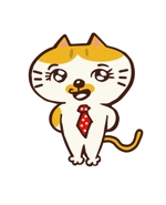 tsutsuku_cog (tsutsuku_cog)さんの会社のかわいい看板猫のイラスト化への提案