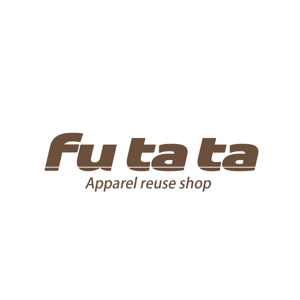 kenken7さんのブランドアパレルリユースSHOP「fu・ta・ta」のロゴデザインへの提案