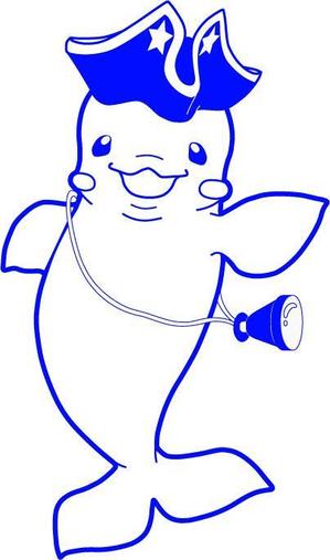 Bibbidiさんの【ご提案をお願いします！】愛嬌たっぷりの白イルカ「ベルーガ」のイラストへの提案