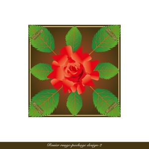 IN･SECT (insect)さんのバラのチョコレートの包装紙への提案