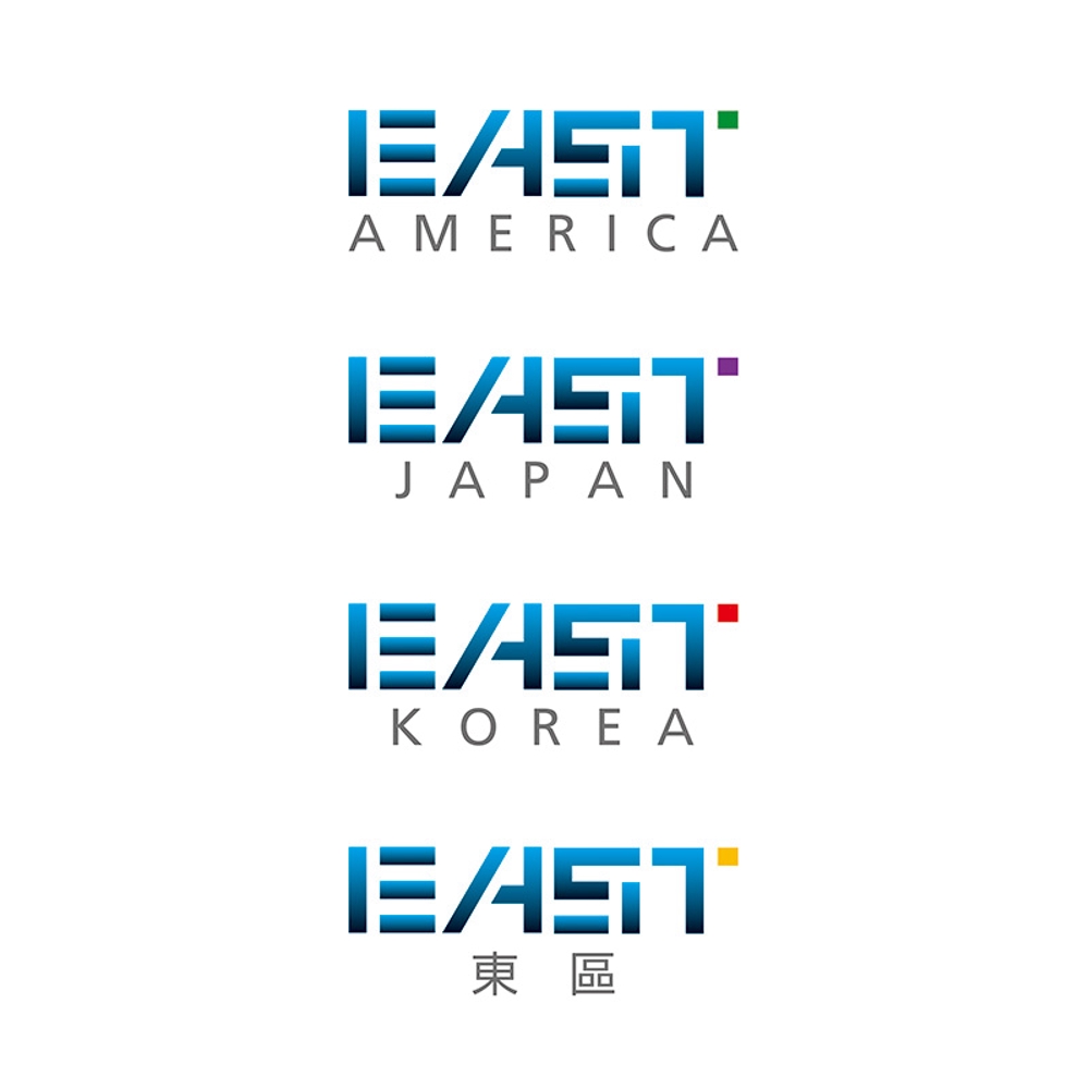 釣り具の総合ブランド「EAST」 のロゴのデザイン