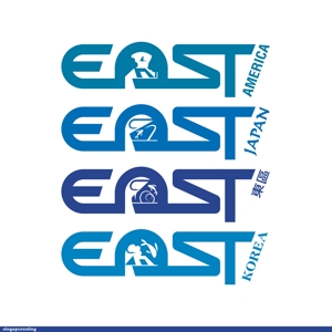 鷹之爪製作所 (singaporesling)さんの釣り具の総合ブランド「EAST」 のロゴのデザインへの提案