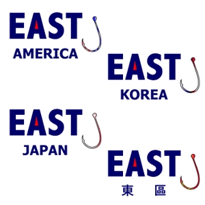 FKDESIGN (fkdesign)さんの釣り具の総合ブランド「EAST」 のロゴのデザインへの提案