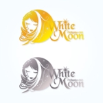 yoko45yokoさんのフィリピンクラブ「White Moon」のロゴへの提案