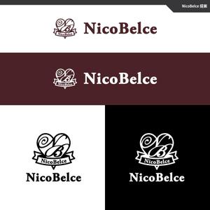 take5-design (take5-design)さんの糖質カットチョコレート「NicoBelce」のロゴへの提案