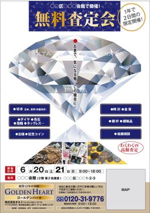 mados (mados)さんのイベント「無料鑑定会」集客のための投函用チラシへの提案