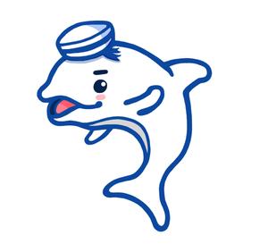 國末知宏 ()さんの【ご提案をお願いします！】愛嬌たっぷりの白イルカ「ベルーガ」のイラストへの提案