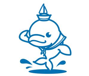 yellow_frog (yellow_frog)さんの【ご提案をお願いします！】愛嬌たっぷりの白イルカ「ベルーガ」のイラストへの提案