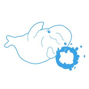 morinoFkin (1320su_fu)さんの【ご提案をお願いします！】愛嬌たっぷりの白イルカ「ベルーガ」のイラストへの提案