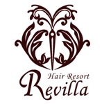 Kotoriデザイン (chicca)さんの理美容サロン「Hair Resort Revilla」のロゴ作成への提案