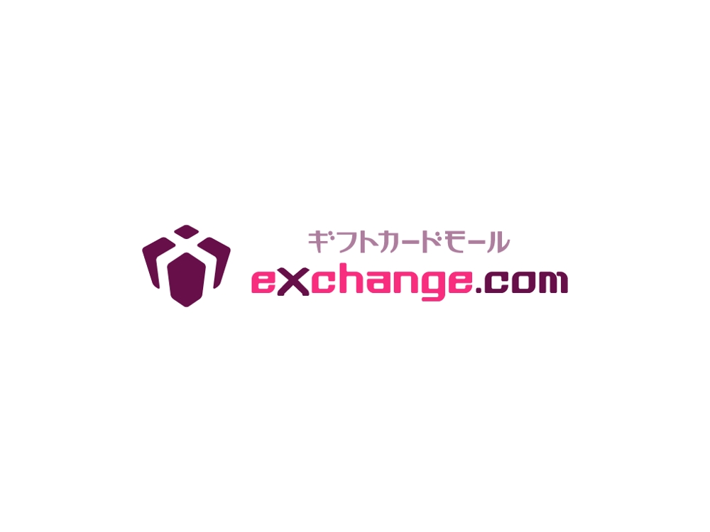 「ギフトカードモールexchange.com」のロゴ作成