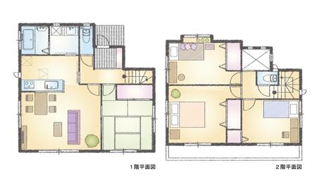 谷原ぬい (Phantomass)さんの【簡単・イラレデータあり】作成済み間取り図を手書き風に修正への提案