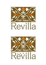 エムズクラフト (ueji)さんの理美容サロン「Hair Resort Revilla」のロゴ作成への提案