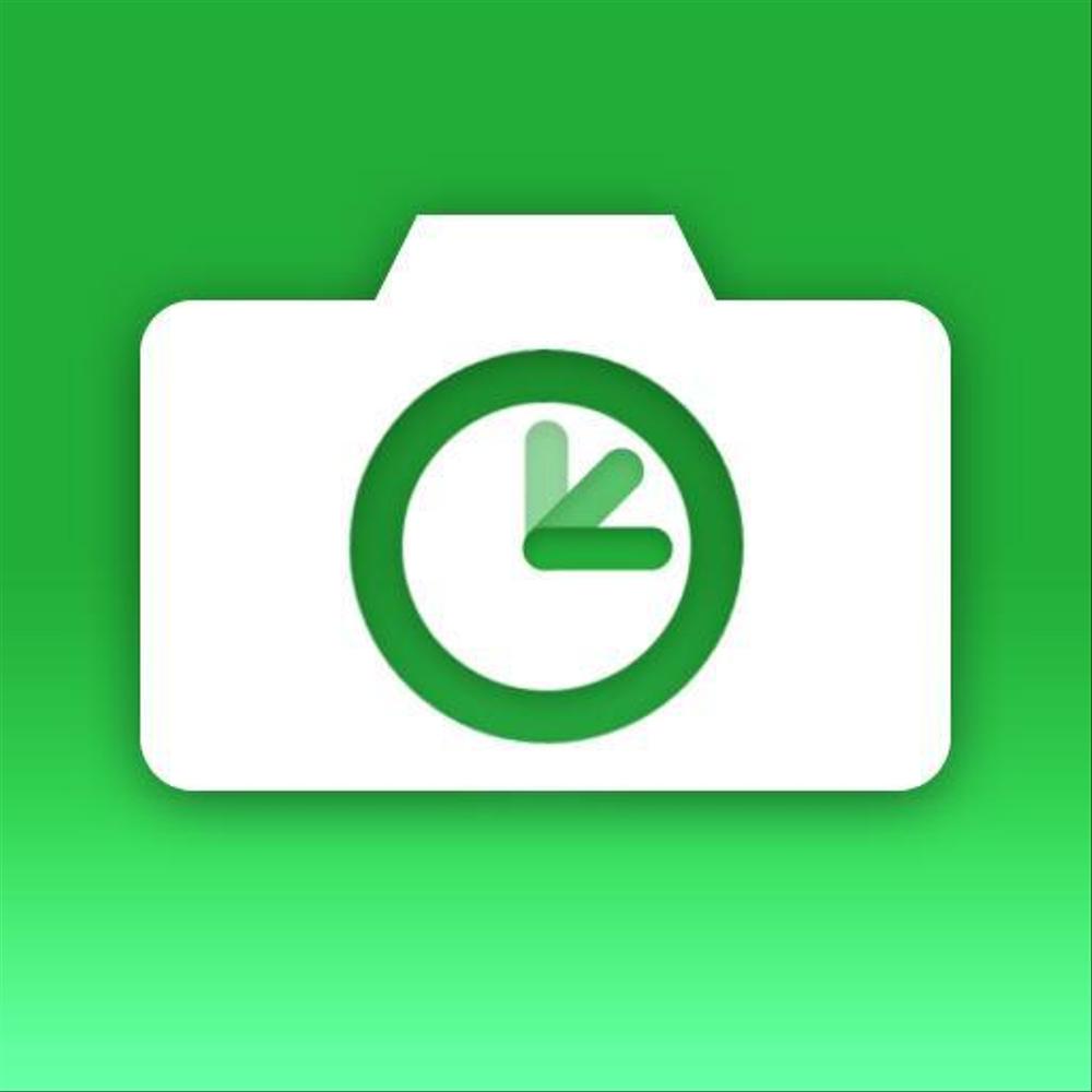 【タイムラプス撮影を行うアプリ】iPhoneアプリケーション用アイコン作成