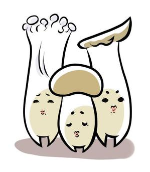 綾野ゆう ()さんのきのこ３姉妹のキャラクターデザインへの提案