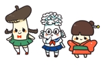 山森あさな (asana)さんのきのこ３姉妹のキャラクターデザインへの提案