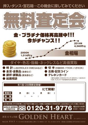 さんのイベント「無料鑑定会」集客のための投函用チラシへの提案