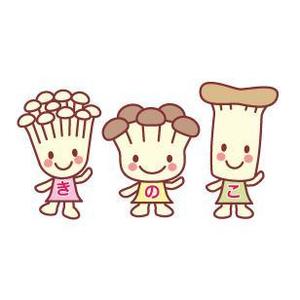 coron820さんのきのこ３姉妹のキャラクターデザインへの提案