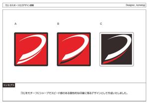 kometogi (kometogi)さんの「D」のスポーツロゴ作成への提案