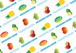 maki design (maki-design)さんのフルーツを使った商品（ジャム・ドリンク・お菓子）を包む包装紙への提案