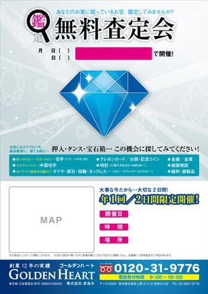 さゆりんご (sayuringo)さんのイベント「無料鑑定会」集客のための投函用チラシへの提案