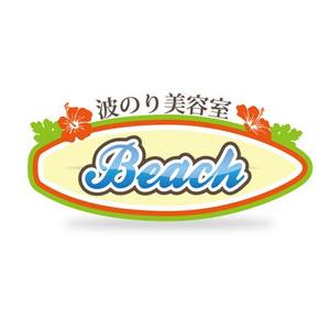 peconiさんの「波のり美容室　Ｂｅａｃｈ」のロゴ作成への提案