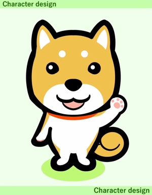 E.crayon (yuuuuuu_ecolibra)さんの柴犬のキャラクターデザインへの提案