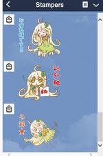 透兎 (achroite_rabbit)さんの自社キャラクターのLINEスタンプ作成（40案候補あり、ビジネス場面）への提案